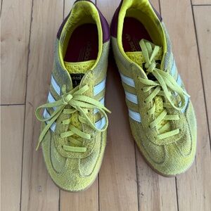 Adidas Gazelle Vibrant Yellow Sneakers with White Accents
